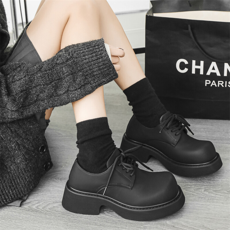 

Туфли женские повседневные Women's Casual Shoes Women's Low-Top Black Shupate