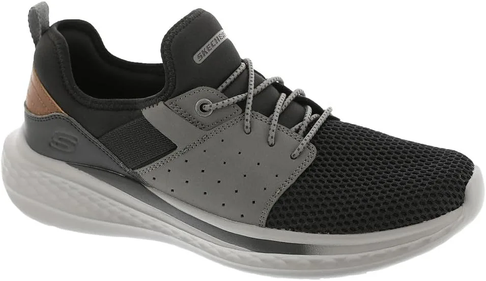 Мужские кроссовки Skechers Relaxed Fit: Slade - Raymar, черный/серый