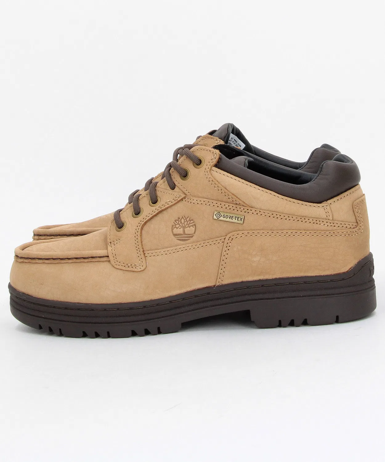 Ботинки Timberland Moc Toe GTX водостойкие нубук 25-27.5см коричневые — фото 3