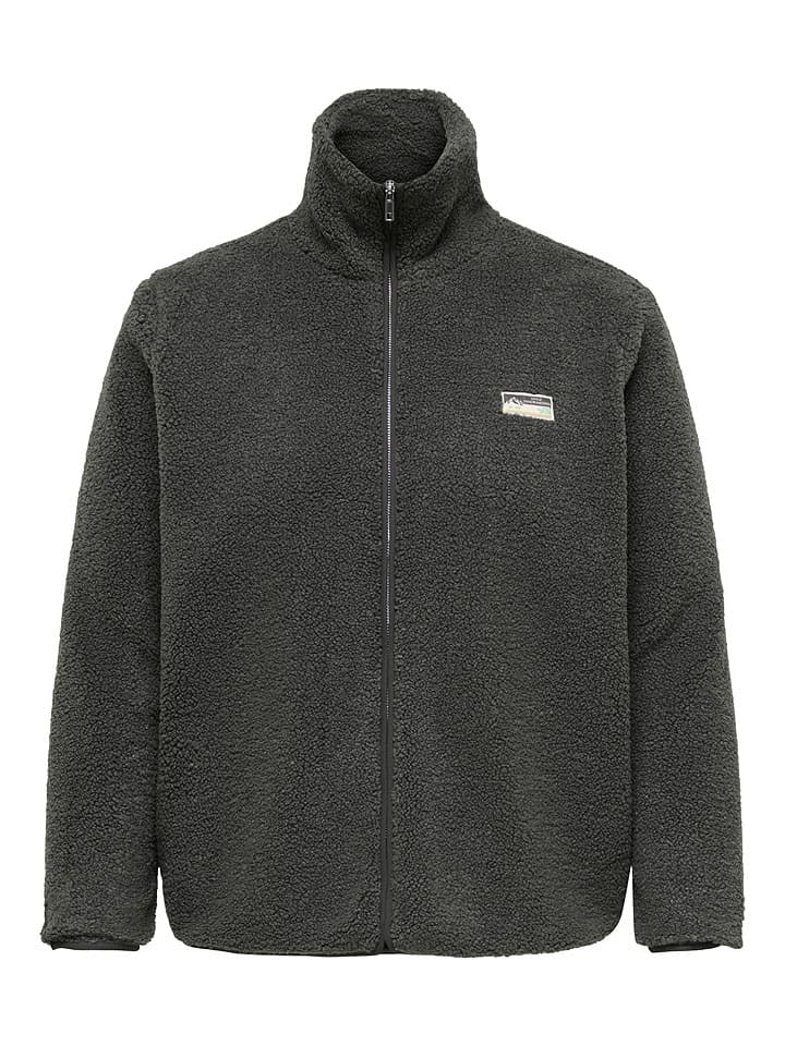 

ONLY Флисовая куртка "Carmakoma - HOLLY" антрацитового цвета