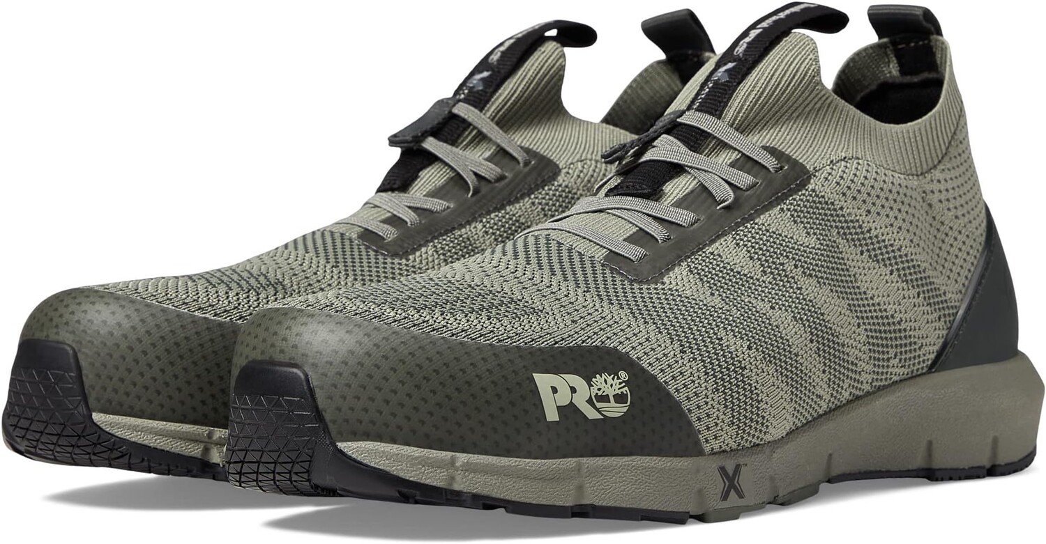

Кроссовки Radius Knit Composite Safety Toe Timberland PRO, цвет Olive Green/Black