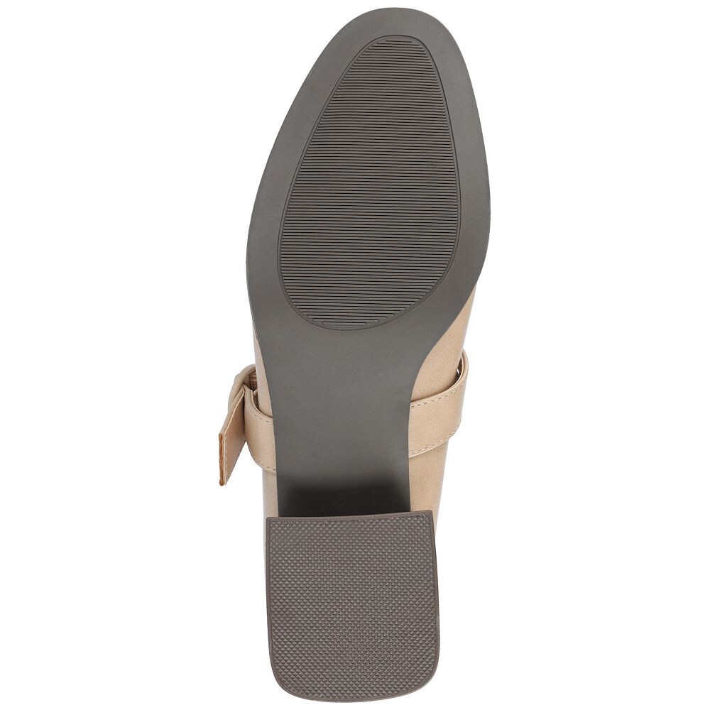 Женские туфли на блочном каблуке Journee Collection Tru Comfort Foam Savvi, цвет Ivory — фото 3