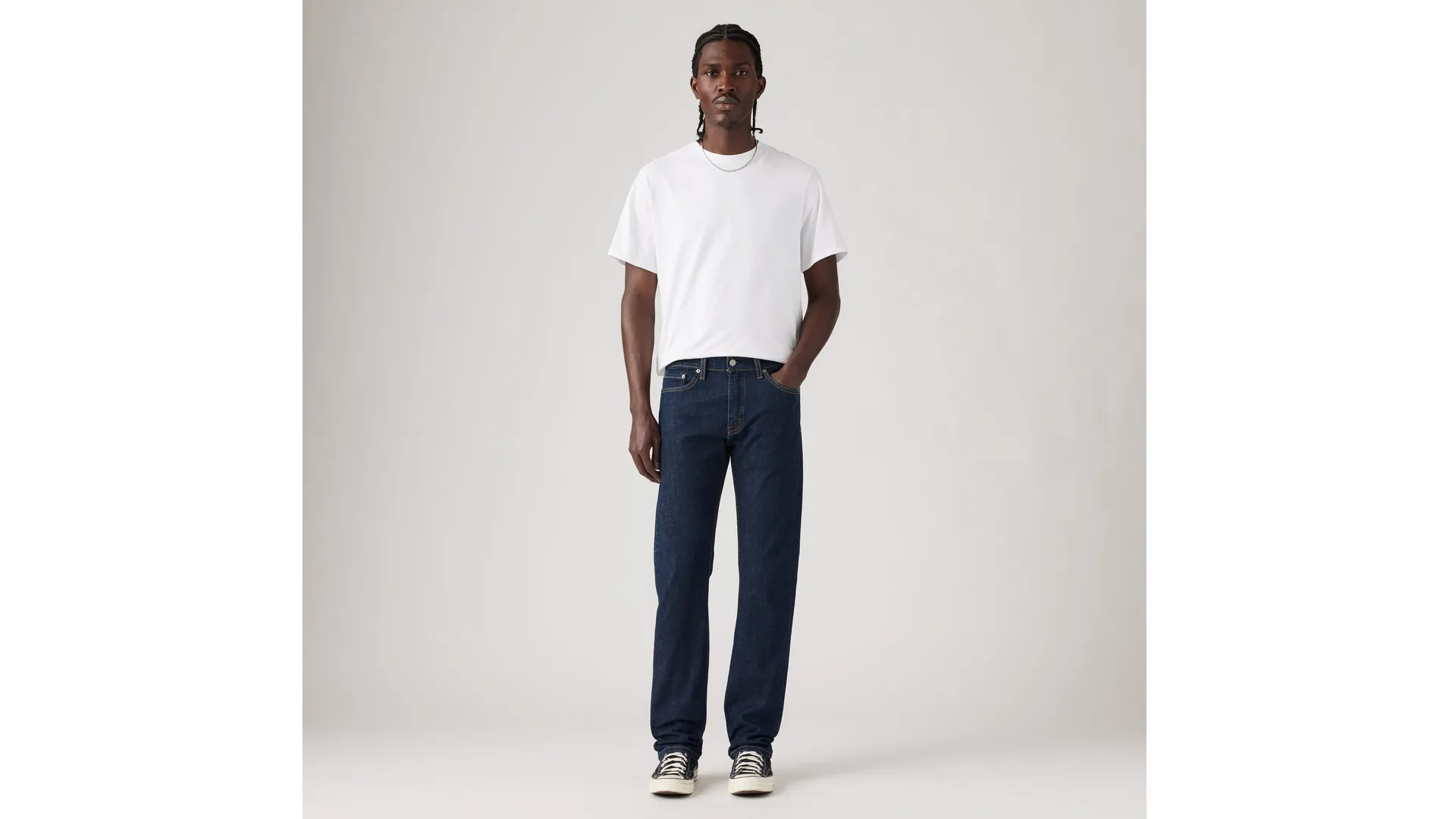 

513 узкие прямые мужские джинсы Levi's, цвет Bastion - Dark Wash