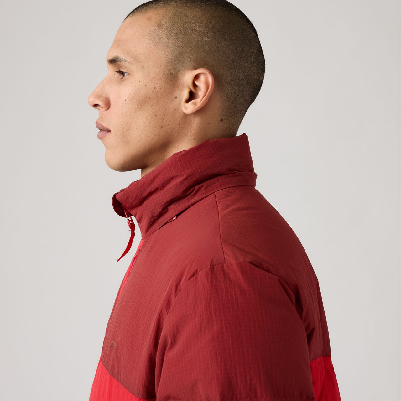 Короткая стеганая куртка Rockridge Levi's, Russet Brown - Red — фото 2