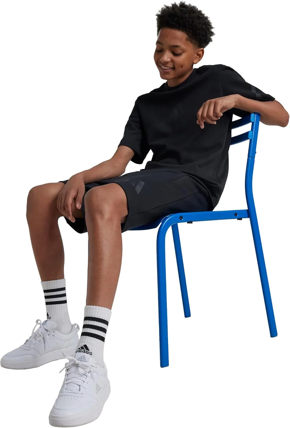 Детские шорты Adidas Zne унисекс, черный/черный — фото 3