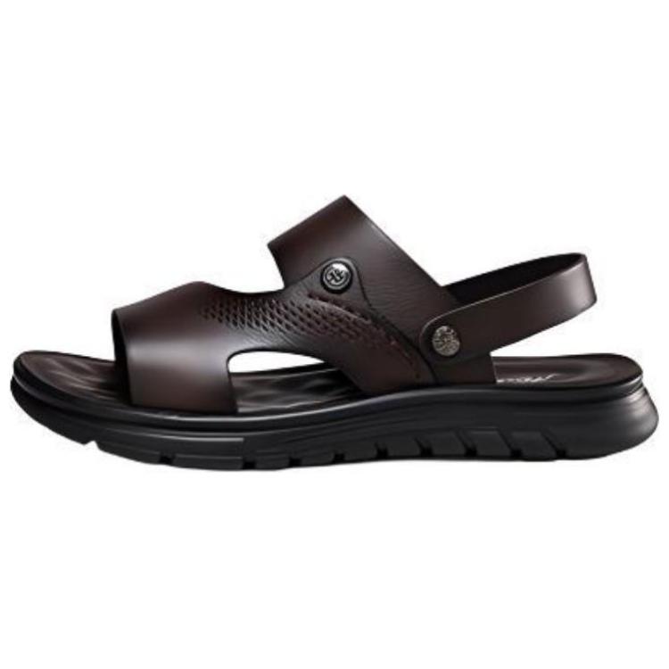 

Пляжные сандалии мужские черные/коричневые Mulinsen