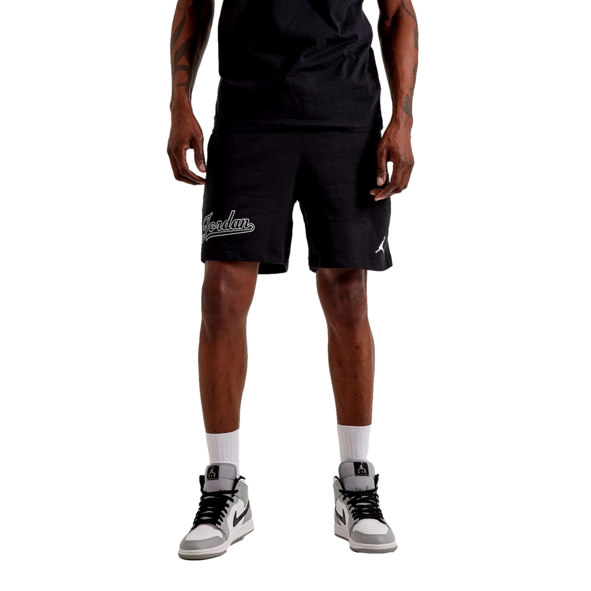

Флисовые шорты Nike Jordan Flight MVP черные/белые FN4700-010 мужские