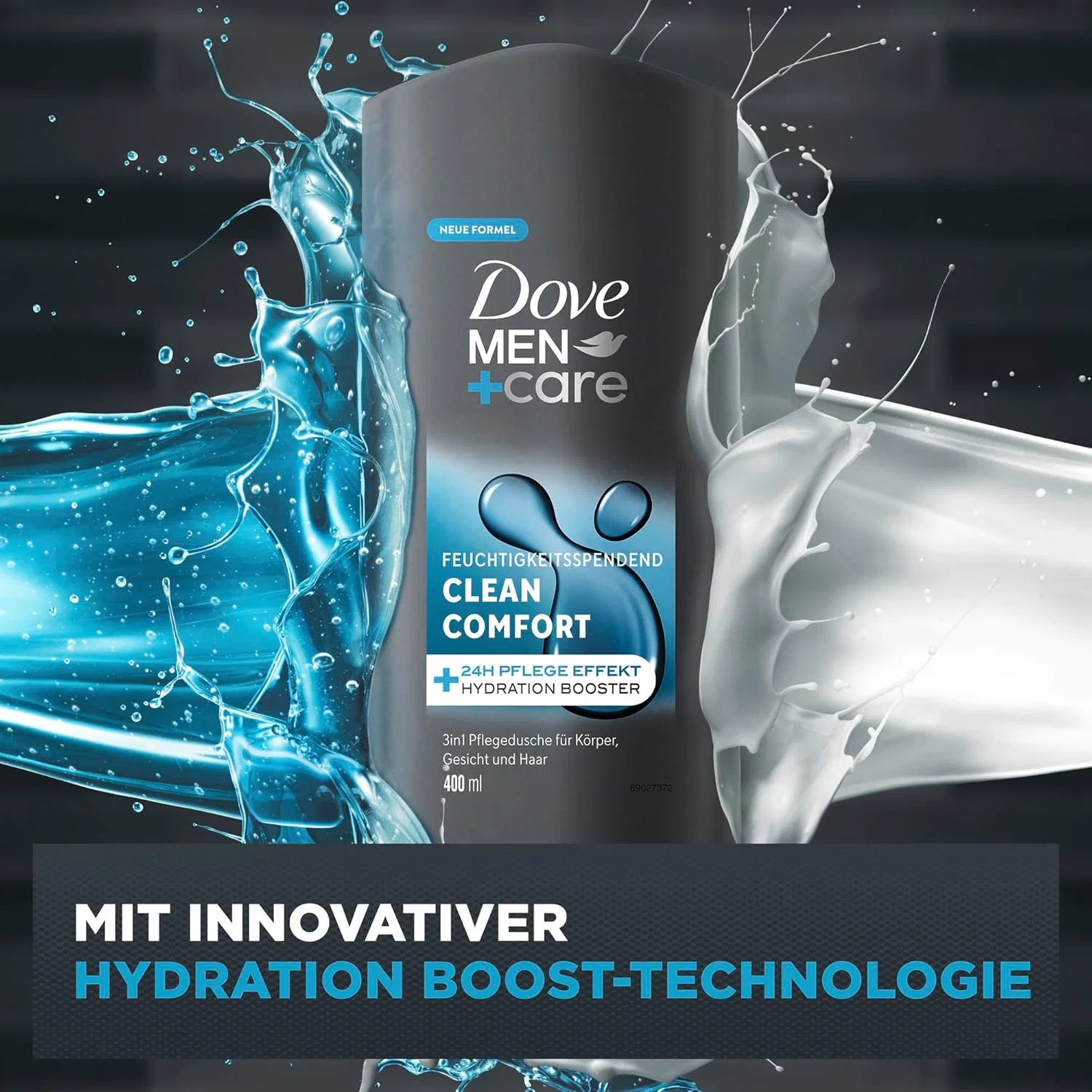 Мужской гель для душа Dove Men+Care Clean Comfort 3-в-1 Dove Men + Care — фото 4