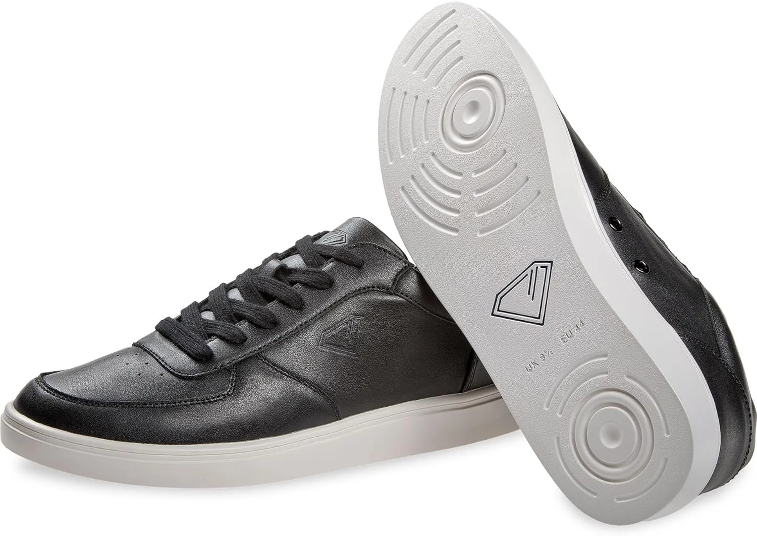 Танцевальные кроссовки Diamant Beat Black Unisex Low-Top, натуральная кожа, черный цвет, цельная подошва, съемная стелька — фото 2