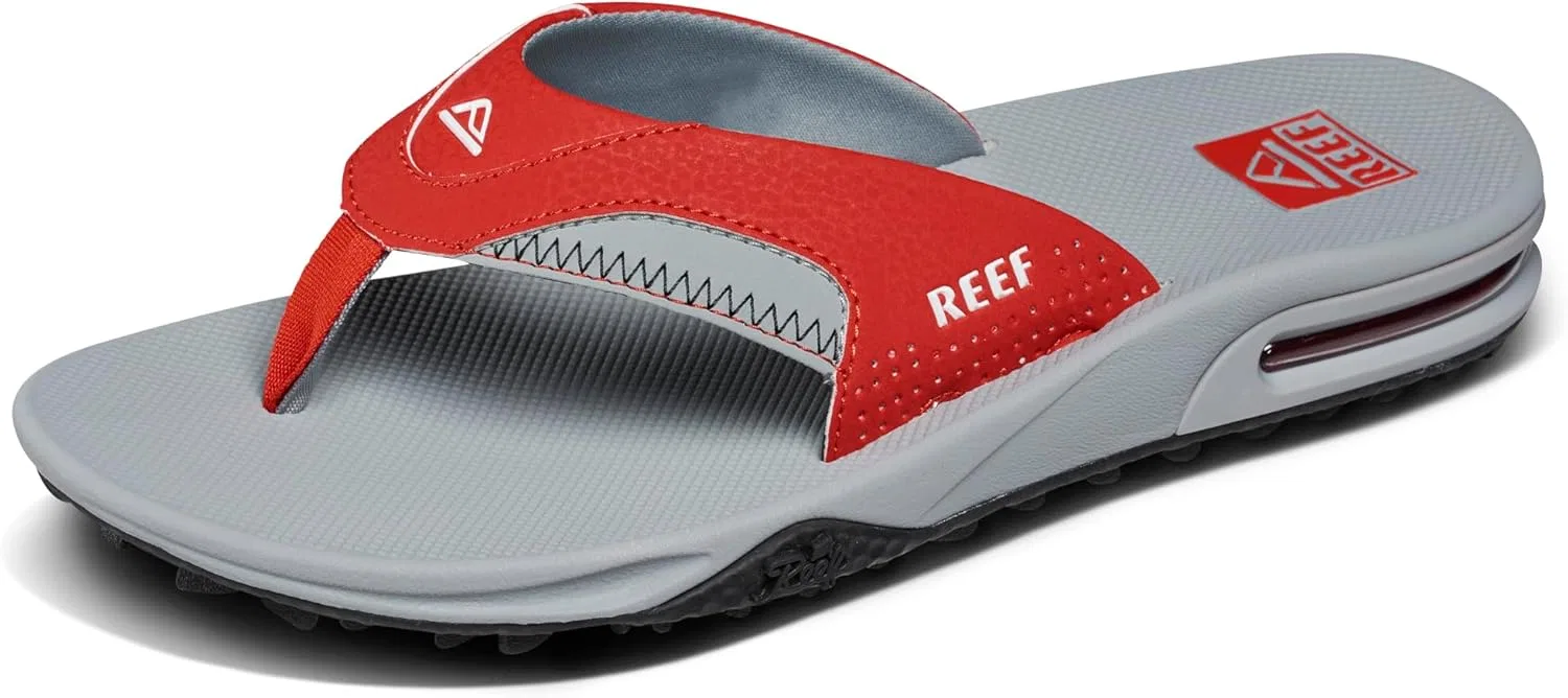 Мужские шлепанцы Reef Fanning для предматчевой разминки, Red Grey