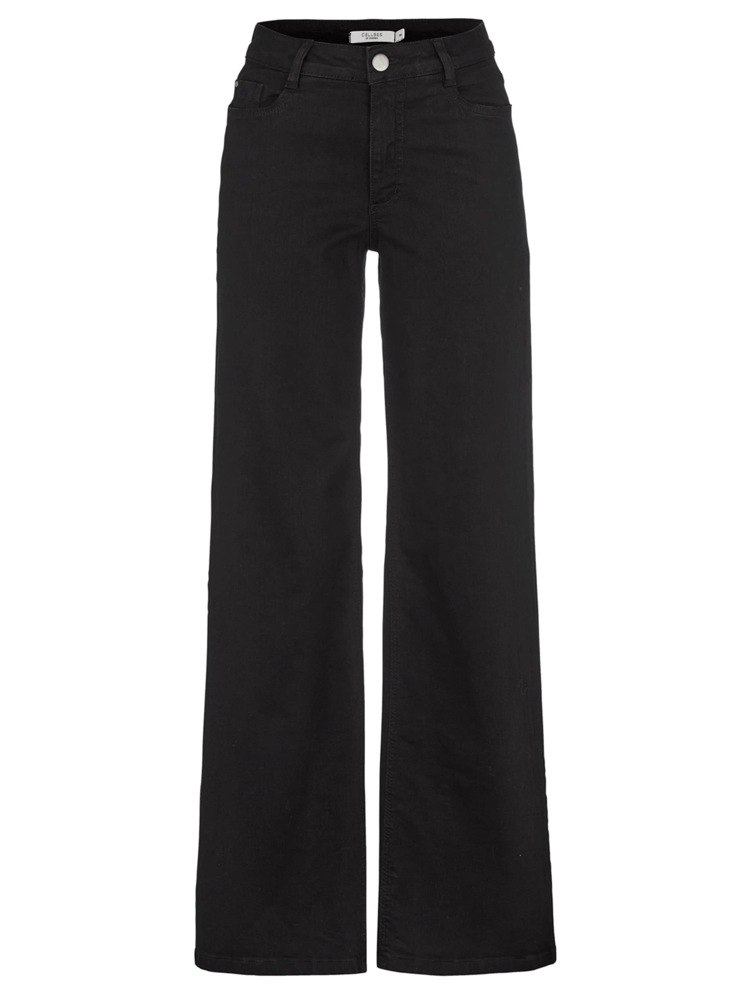

Cellbes of Sweden Широкие джинсы в черном дениме