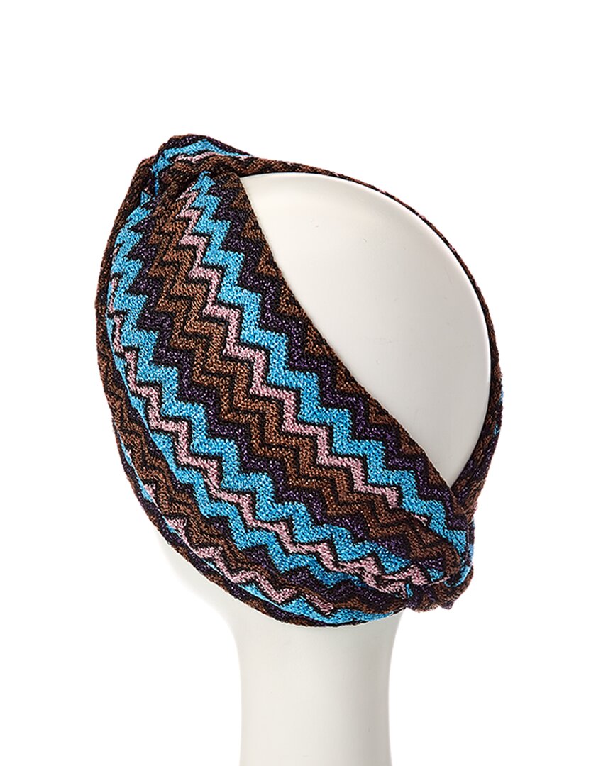 Повязка на голову Missoni, синий — фото 2