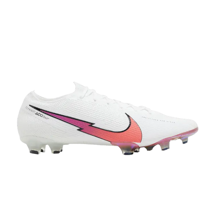 

Бутсы Nike Mercurial Vapor 13 Elite FG 'Hyper Jade Flash Crimson', белый