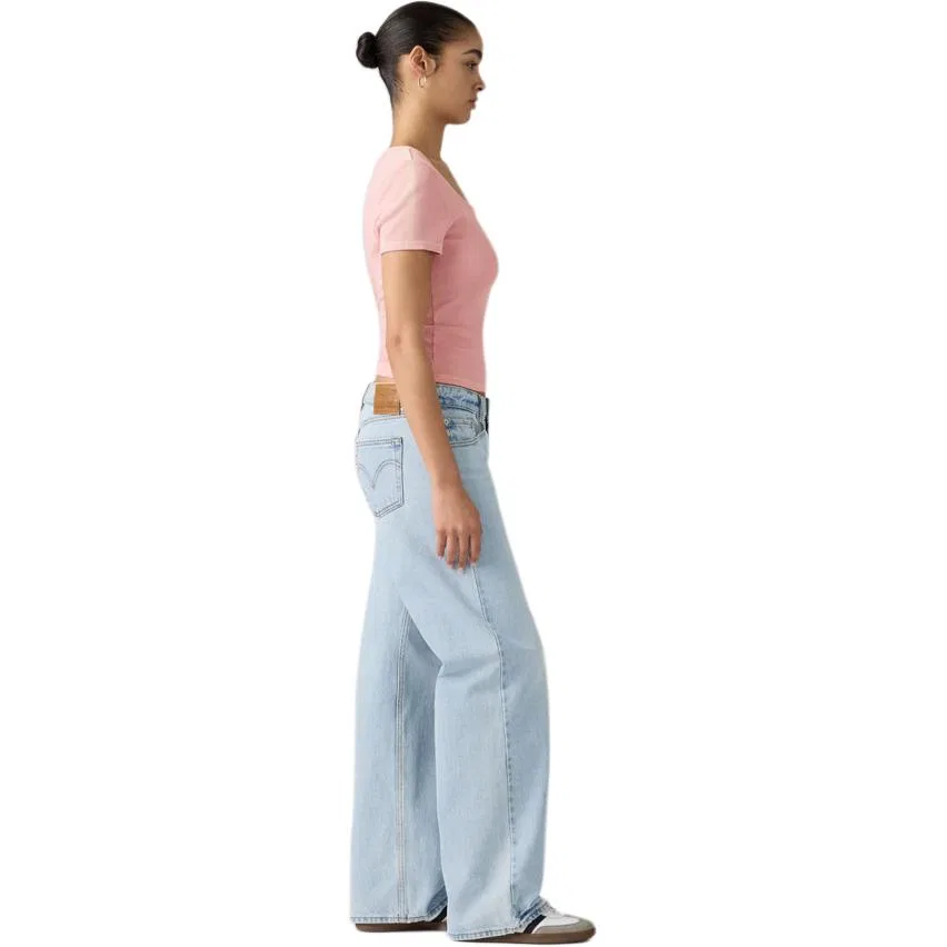 Джинсы Low Loose cotton wide-leg Levis — фото 3