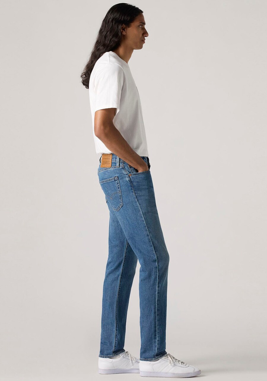 Зауженные джинсы LEVIS ┬о 512┬о Slim Taper Linen + Denim, Blue denim — фото 4
