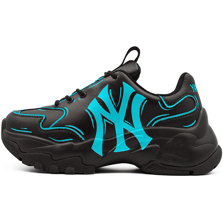 

Кроссовки MLB Big Ball Chunky Chunky Sneakers Unisex Low-top Blue, черный/синий