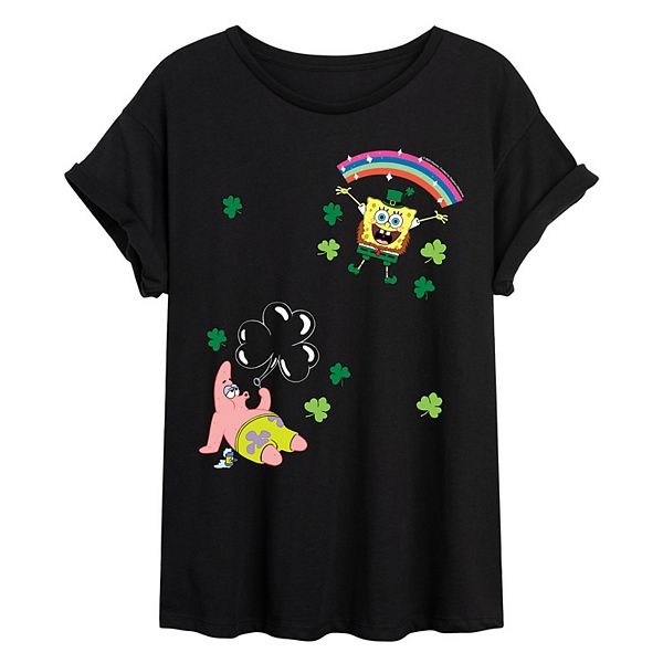 

Футболка Juniors SpongeBob SquarePants St Patrick's Day oversized Nickelodeon