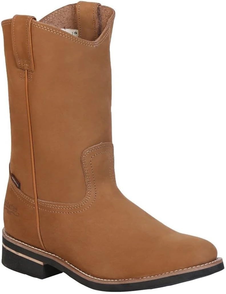 

Мужские ботинки из натуральной замши с эластичной вставкой - мягкий носок, противоскользящие, маслостойкие, прочные, корицы Generic, initial