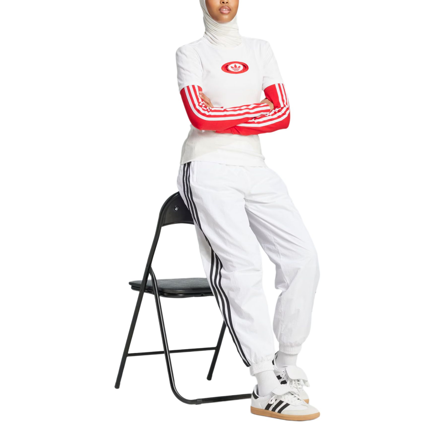 Футболка Adidas с вышитым логотипом Adidas Originals, белый — фото 3