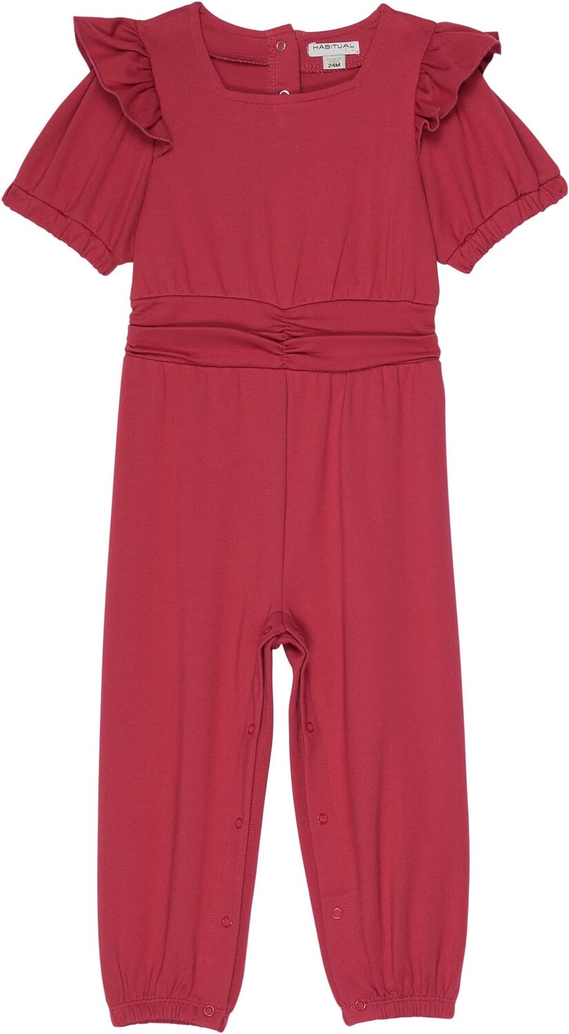 

Комбинезон HABITUAL girl Ruffle Jumpsuit, цвет Dark Red