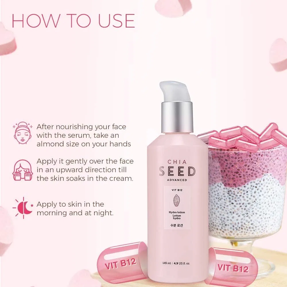 Лосьон The Face Shop Chia Seed Hydro Lotion 145 мл — фото 4