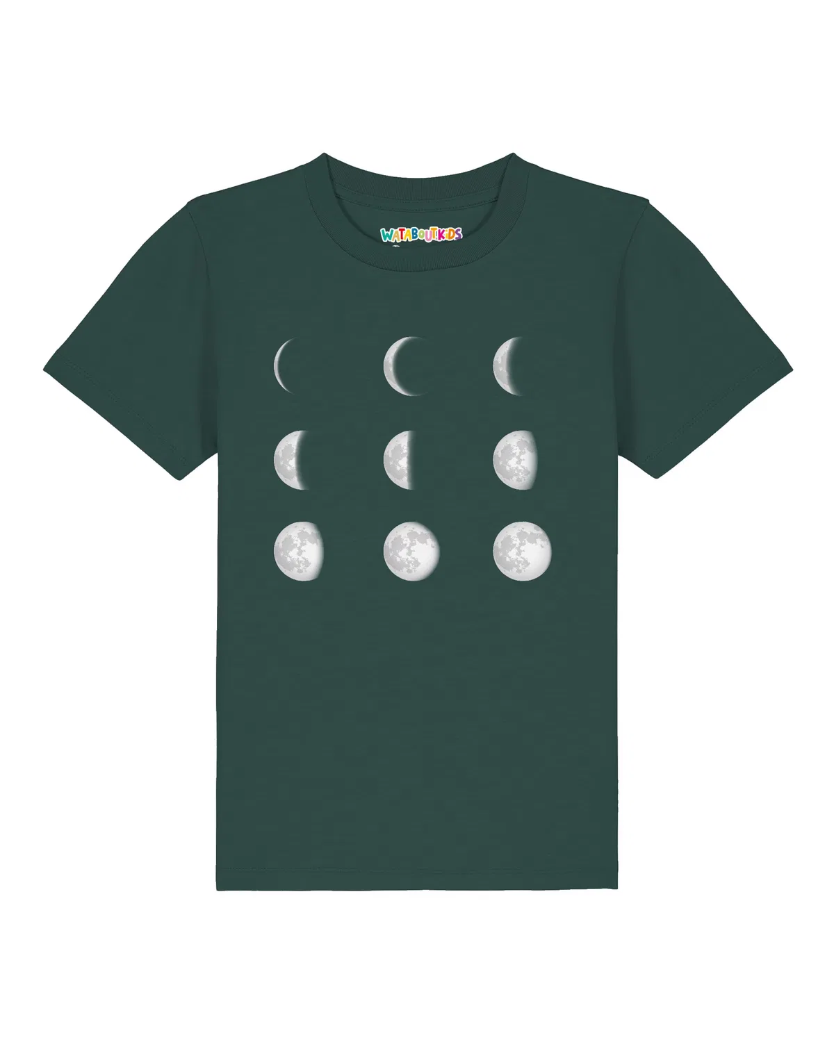 Футболка 'Moonphases' Watabout.Kids, Dark Green