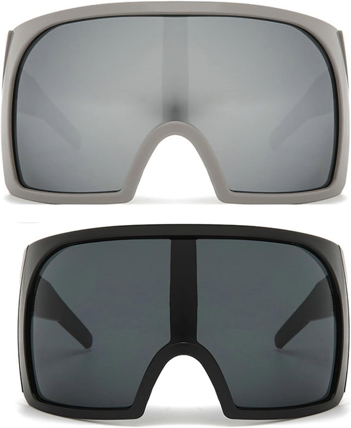 

Солнцезащитные очки Helena Fashion Shield One Piece для женщин и мужчин, большие очки для активного отдыха, солнцезащитные очки для мужчин в стиле панк, ветрозащитные очки, Black+silver