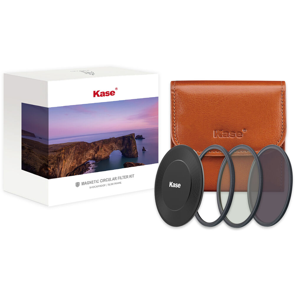 

Набор фильтров Kase MCUV, CPL & ND64 Filter Kit with Lens Cap (82mm) 1121030012