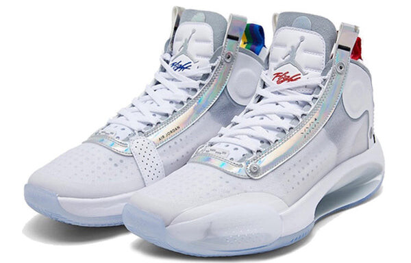 Кроссовки 34 Air Jordan, белый — фото 2