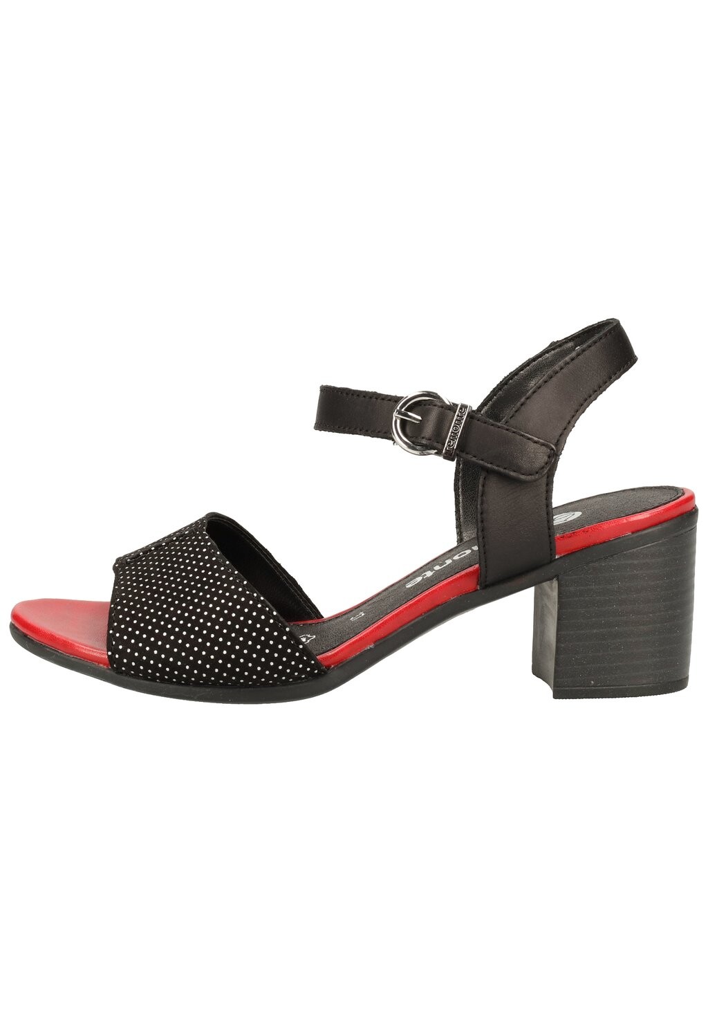 

Босоножки с ремешком Remonte, цвет black/silver