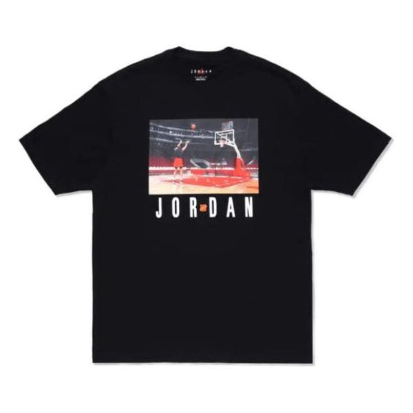 

Футболка Air Jordan x Undefeated Free Throw Tee 'Black', черный