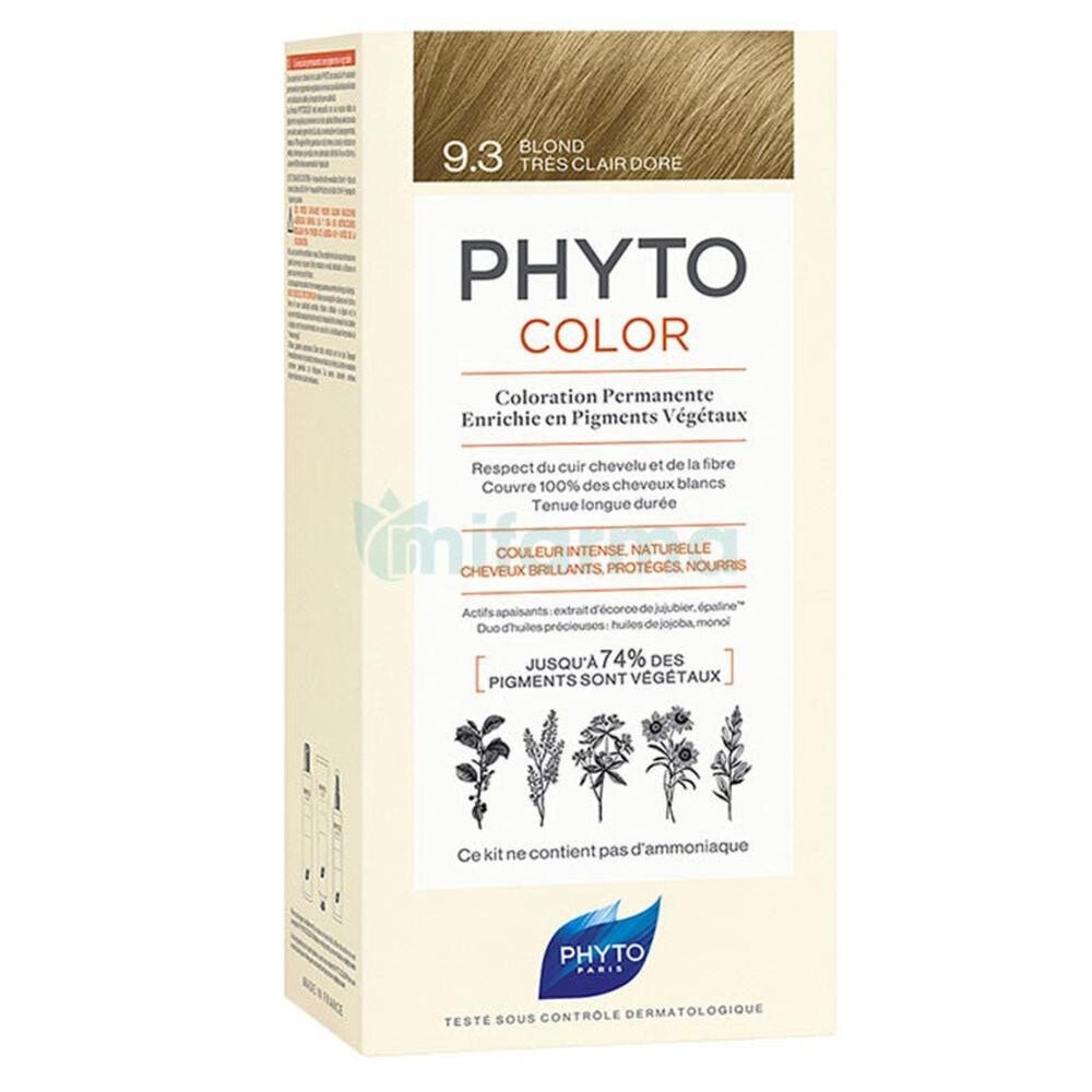 

Краска для волос Phyto Color 9.3 Rubio Dorado Muy Claro
