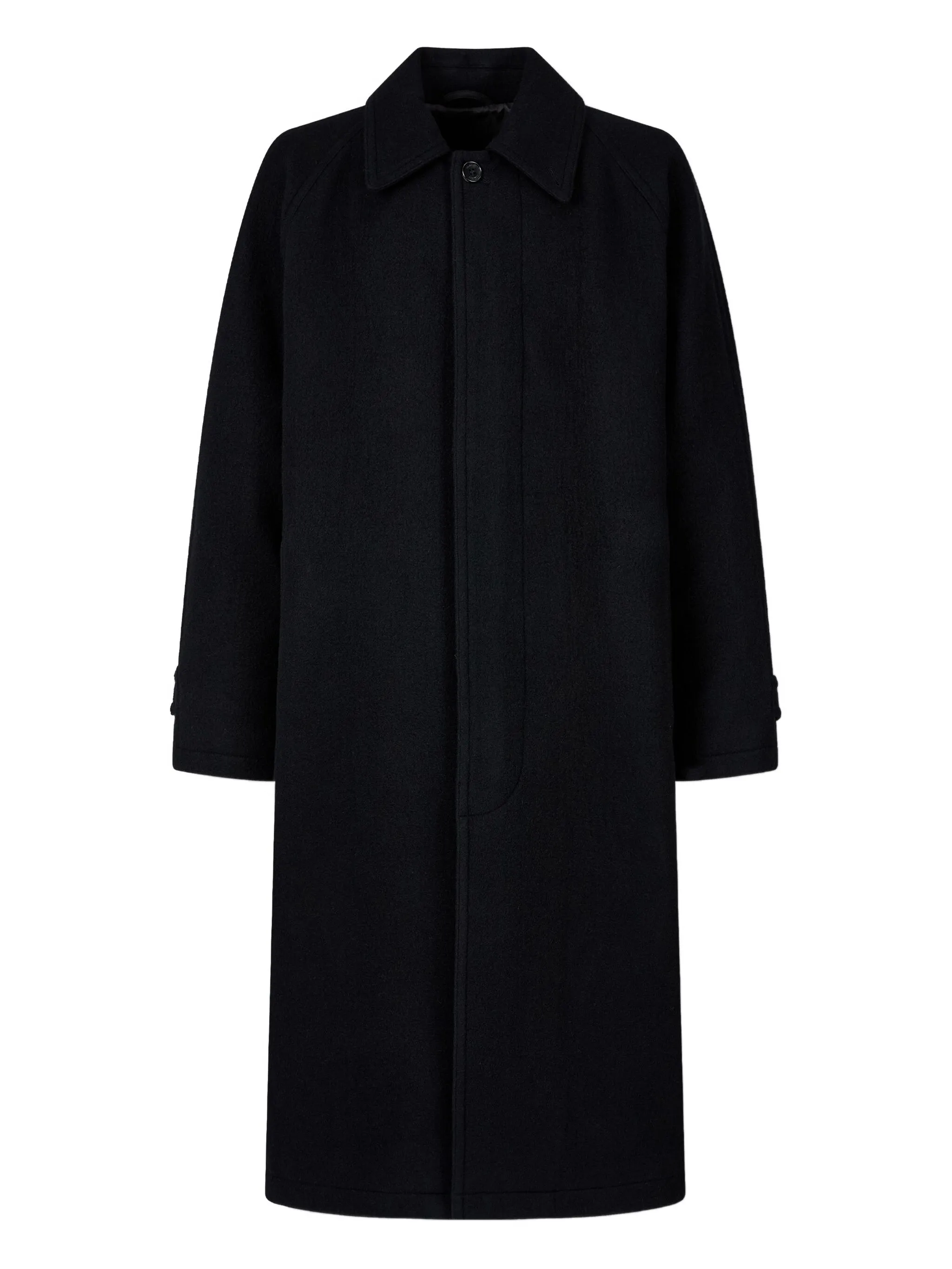 

Шерстяное пальто на пуговицах Tomboy, черный