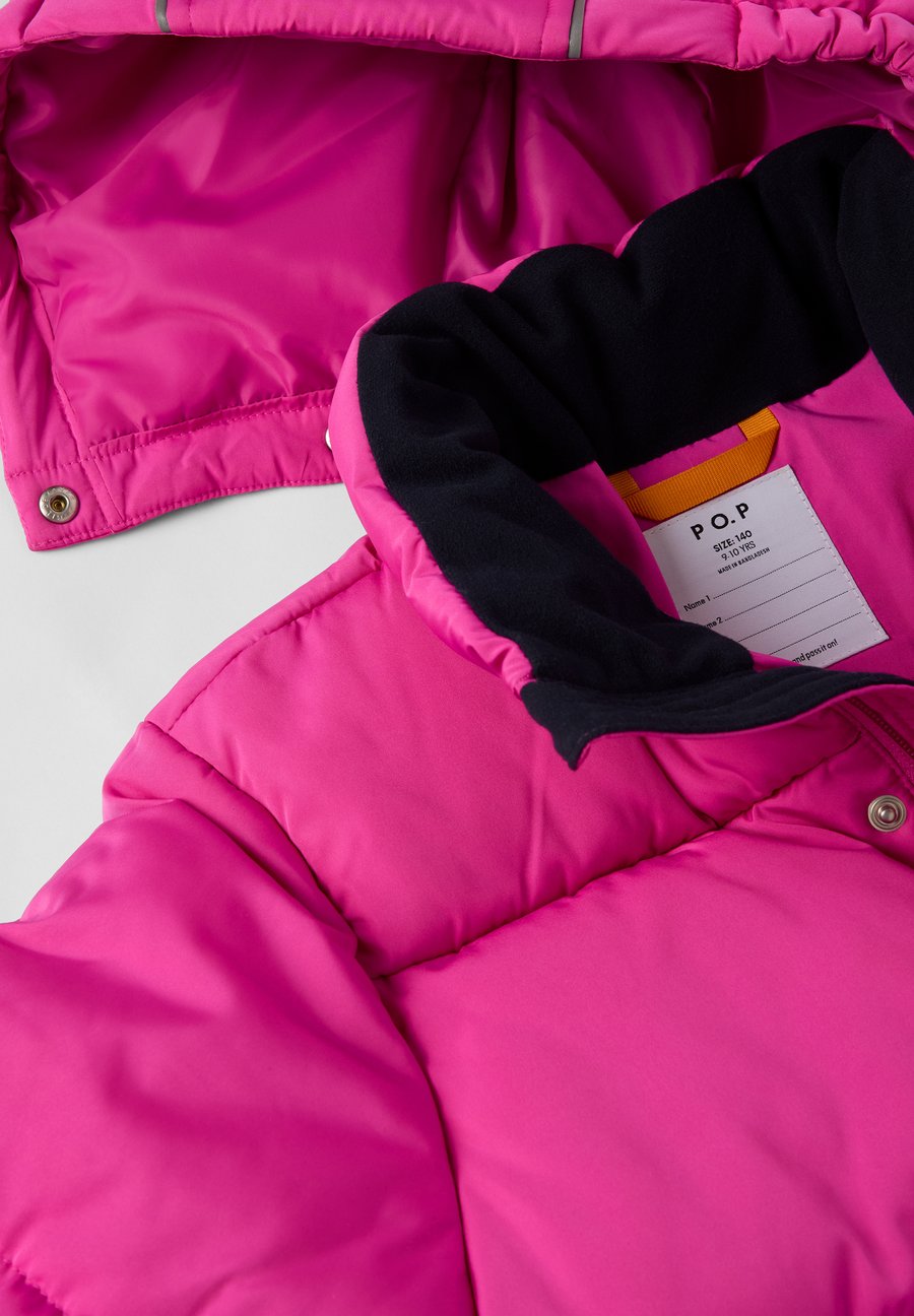 Зимняя куртка Polarn O. Pyret PADDED, Rose Violet/Pink — фото 3