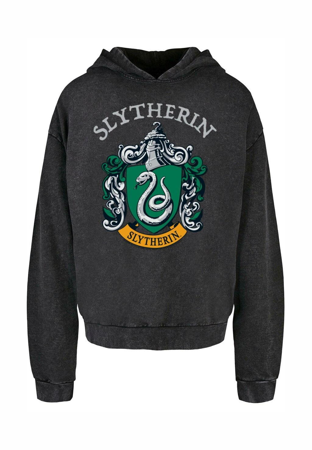 

Толстовка с капюшоном HARRY POTTER SLYTHERIN CREST ACID WASHED ABSOLUTE CULT, черный