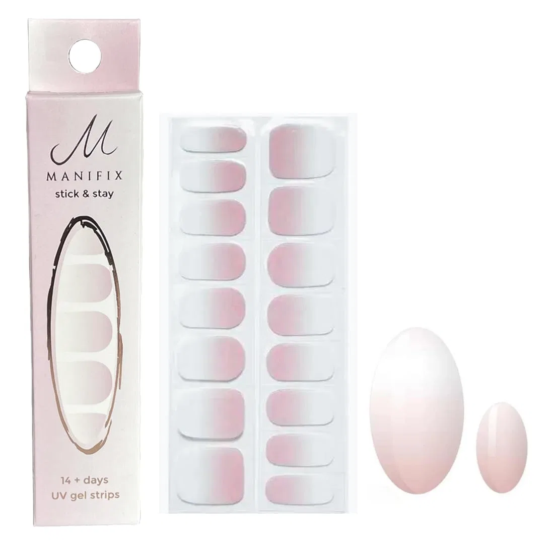 Набор UV-фольги для ногтей Manifix Adorable Baby Boomer + UV-покрытие Geschenkissimo, Adorable Babyboomer Starter Set — фото 2