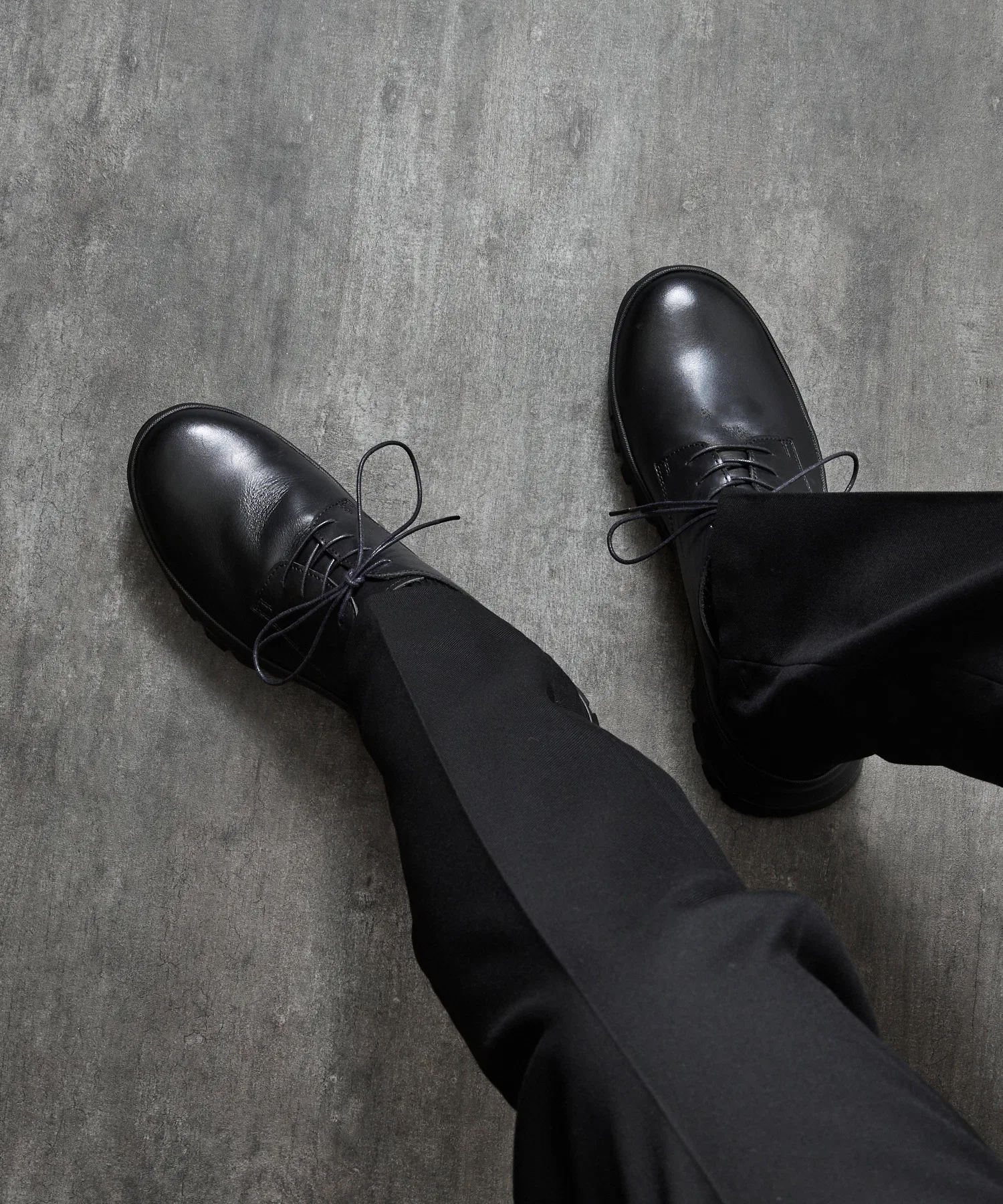 Мужские туфли PADRONE DERBY PLAIN TOE SHOES — фото 3