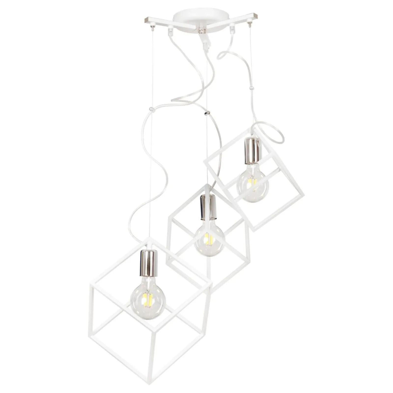 

Подвесная лампа famlights, 16x55x100 см, белый