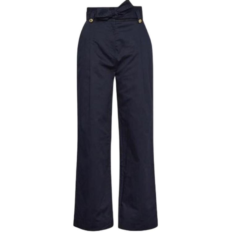 

Брюки Elsie с поясом и складками Barbour, темный синий