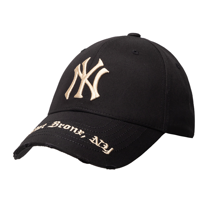 

MLB Бейсболка из полиэстера и хлопка унисекс черная, Black