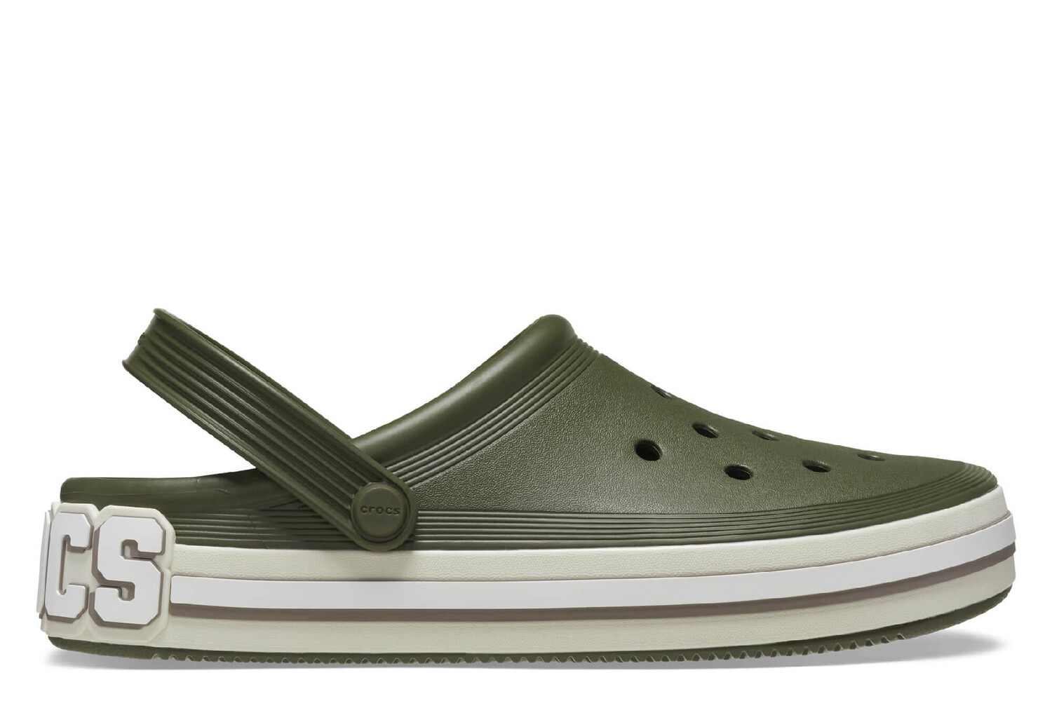 

Сабо с логотипом Off Court и шлепанцы Crocs, зеленый