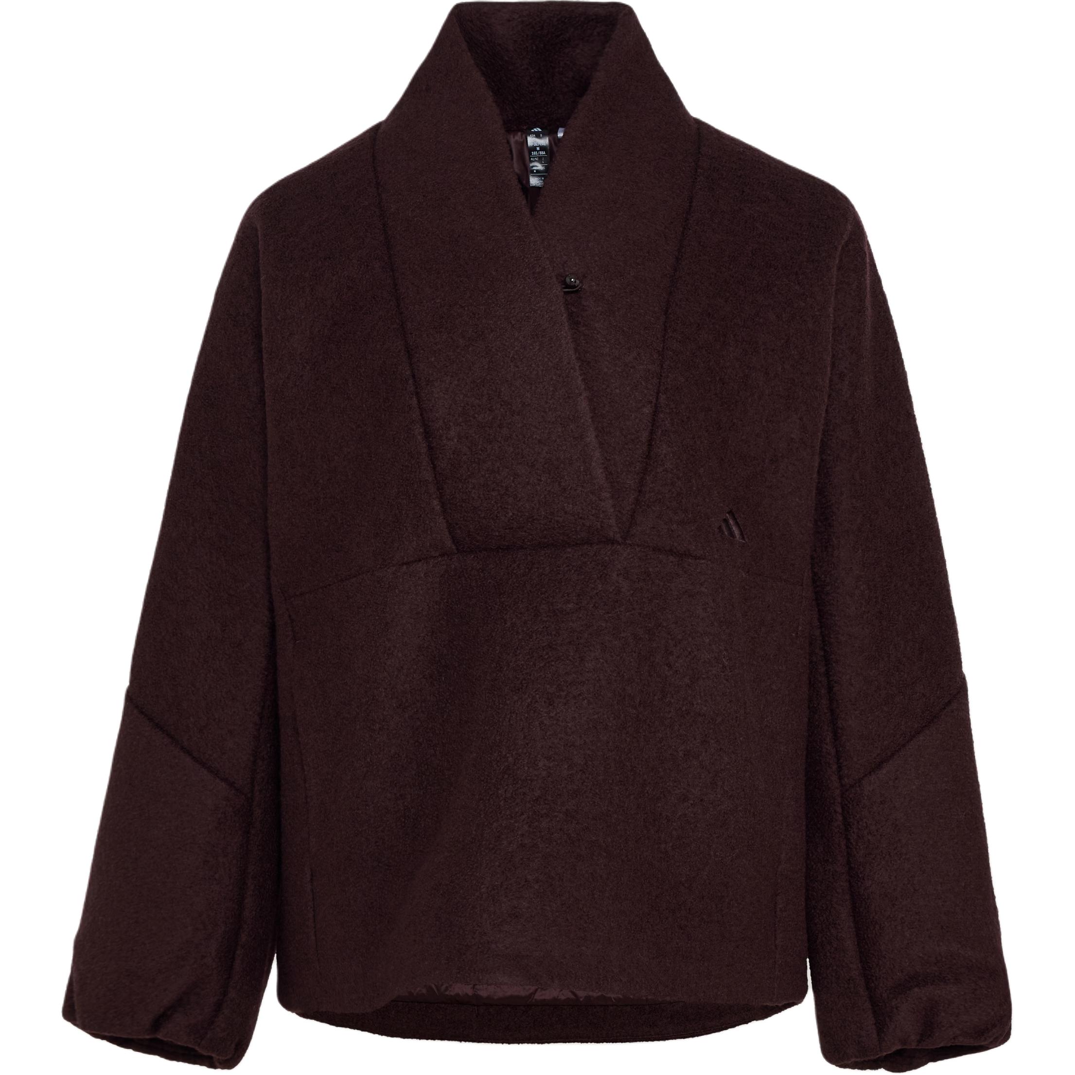 

FW25 SAMUEL GUI YANG CO CREATED FLEECE ANORAK Свитер Женский Adidas, темно коричневый