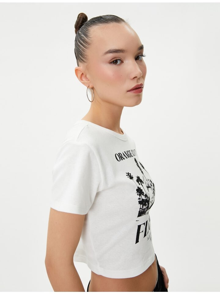 

Футболка KOTON T shirt, экрю