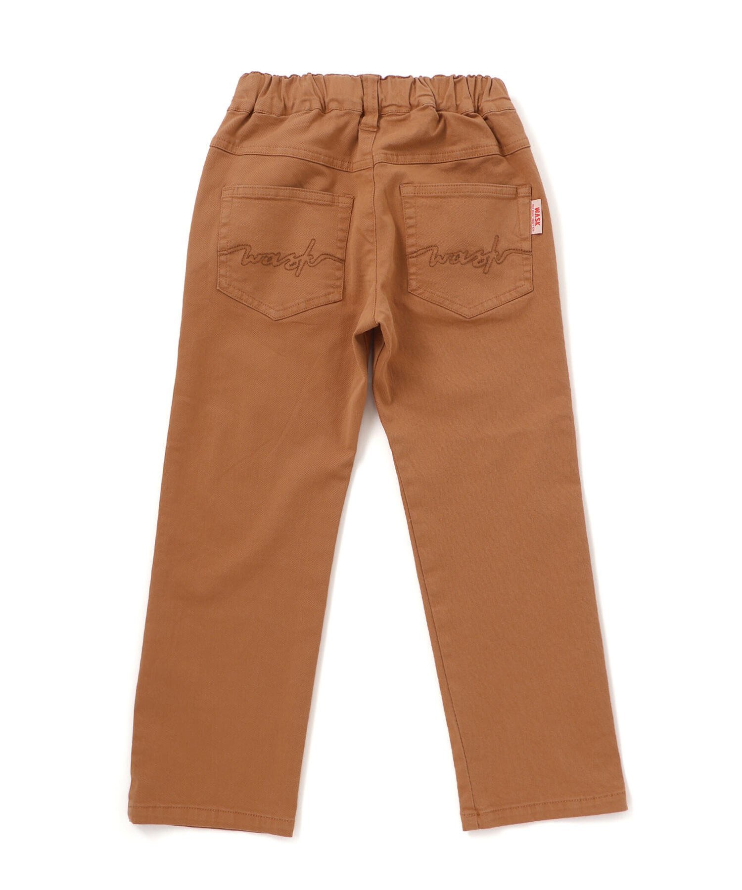 Брюки из эластичной саржи с вышитым логотипом (110-160 см) WASK, Orange — фото 2