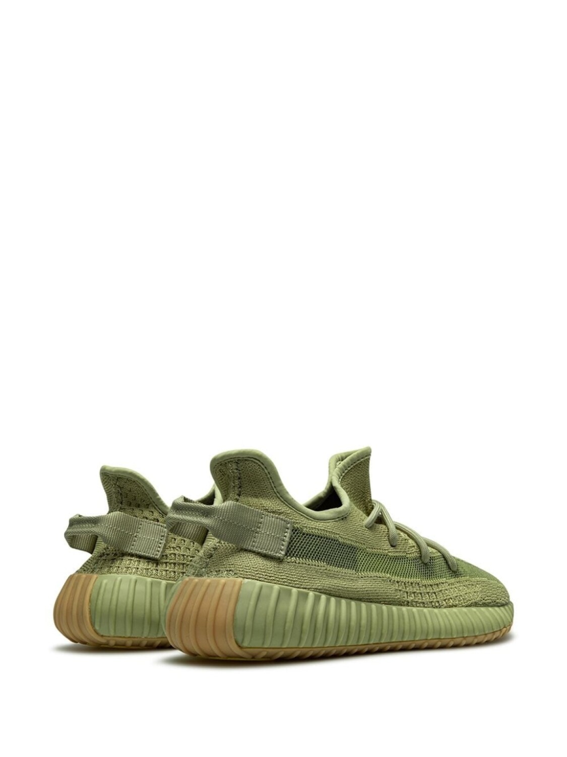 Кроссовки YEEZY Boost 350 V2 Sulfur adidas Yeezy, зеленый — фото 3