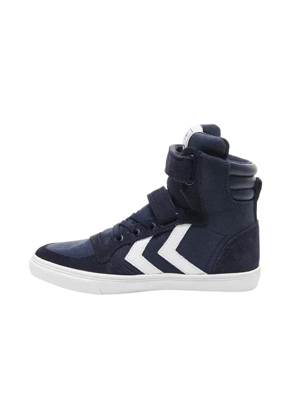 Кроссовки высокие Hummel Slimmer stadil high jr high top trainers, темно-синий