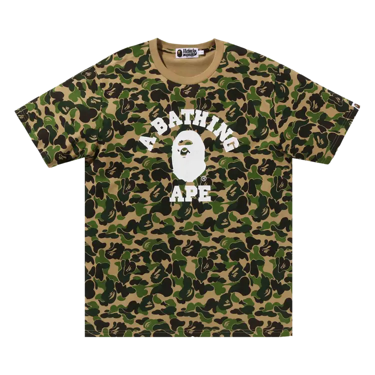 

Футболка BAPE ABC Camo College 'Green', зеленый