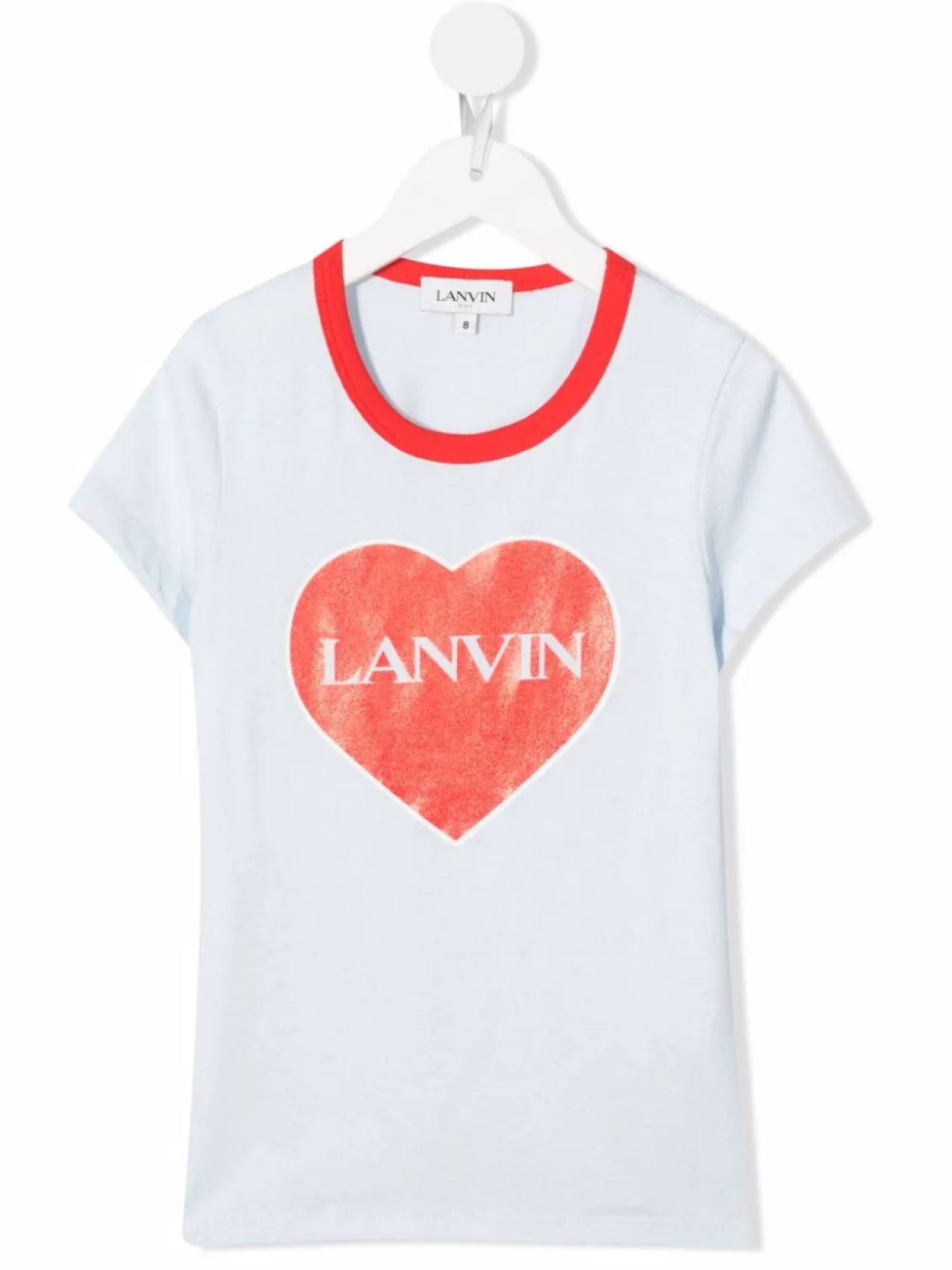 

Lanvin Enfant футболка из органического хлопка с логотипом, синий