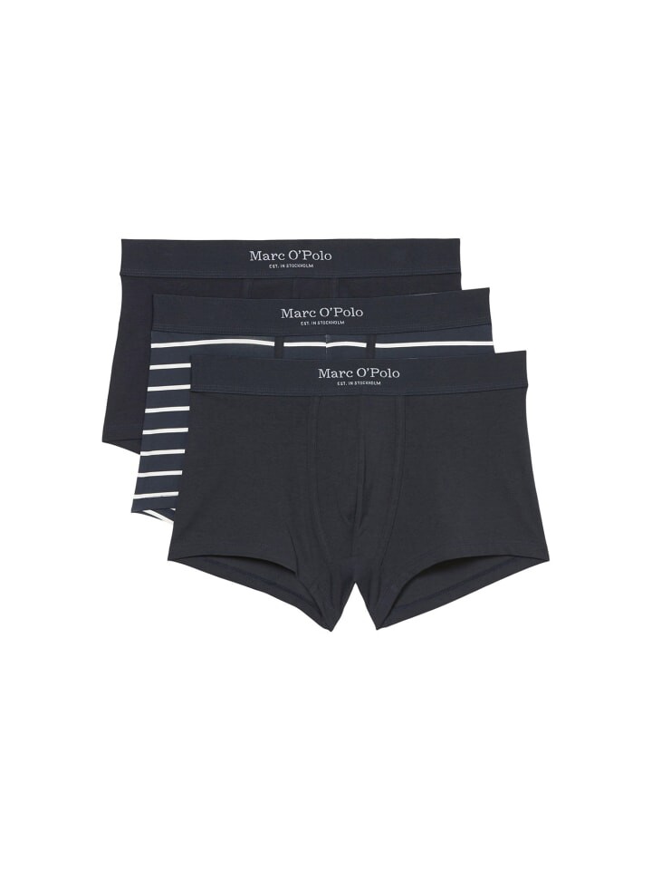 

Трусы боксеры Marc O'Polo Trunk Essentials, цвет dark navy, dark navy stripe