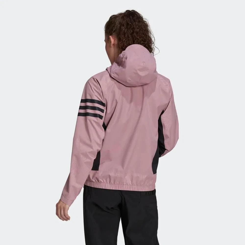 Куртка женская adidas, цвет Magic Mauve — фото 4